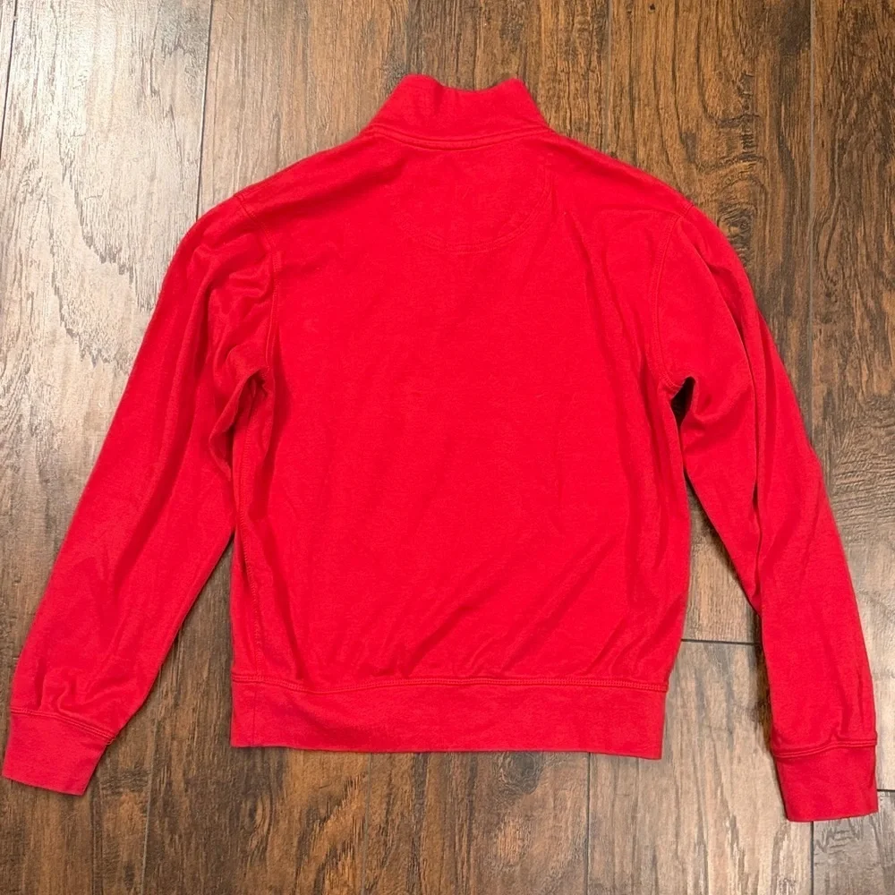 NWOT Polo Ralph Lauren Estate Ribbed Cotton 1/4 Zip in Red size small (O3)